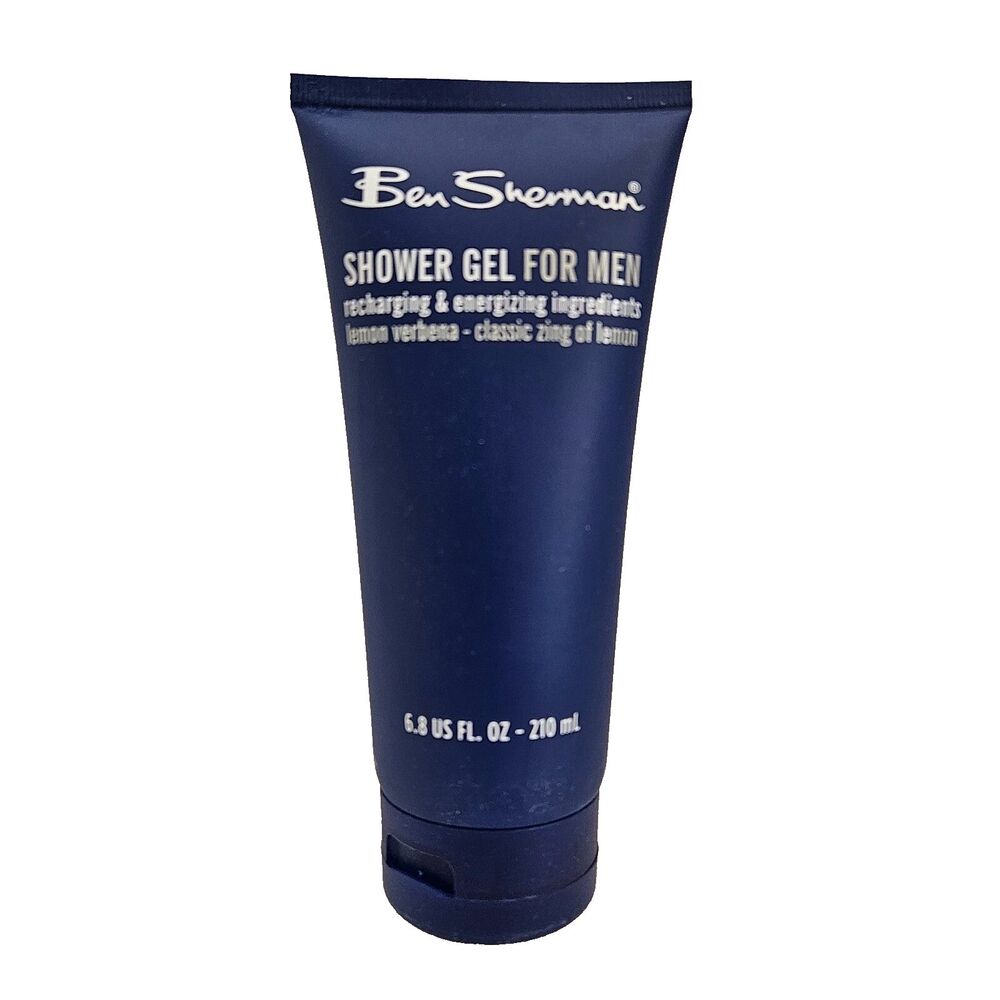 Ben Sherman Mens Shower Gel Energizing Lemon Verbena Fragrance 6.8 Oz